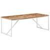 vidaXL Table &agrave; manger 200x90x76 cm Bois massif d'acacia et de manguier