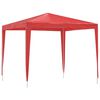 vidaXL Tente de f&ecirc;te 250 x 250 x 240 cm Rouge PE et acier