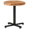 vidaXL Table de bistro Ronde Ø70x75 cm Bois d'acacia massif