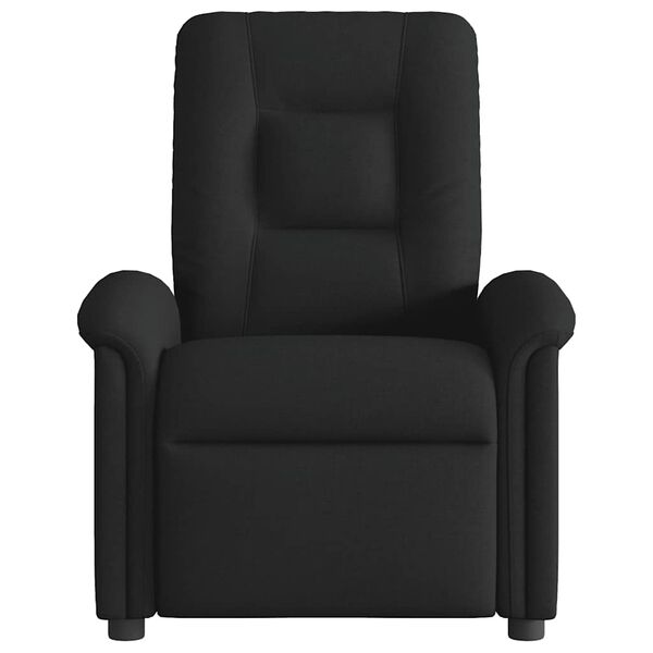 vidaXL Fauteuil inclinable Noir Tissu