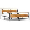 vidaXL Cadre de lit sans matelas m&eacute;tal 180x200 cm