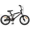 vidaXL BMX 18 Pouces pour les enfants de 7 &agrave; 10 ans Noir