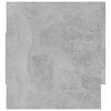 vidaXL Garde-robe gris b&eacute;ton 70x32,5x35 cm bois d'ing&eacute;nierie