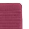 vidaXL Chaises &agrave; manger lot de 6 rouge bordeaux velours