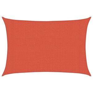 vidaXL Voile d'ombrage 160 g/m&sup2; Terre cuite 3x5 m PEHD