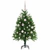vidaXL Sapin de No&euml;l avec 150 LED avec support Vert 120 cm PE