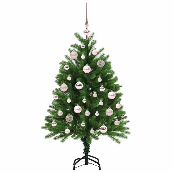 vidaXL Sapin de No&euml;l avec 150 LED avec support Vert 120 cm PE