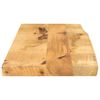 vidaXL Dessus de table 70x30x2,5 cm bord vif bois massif manguier brut