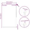 vidaXL Store enrouleur occultant 84,4 x 175 cm, largeur du tissu 80 cm, blanc cass&eacute;
