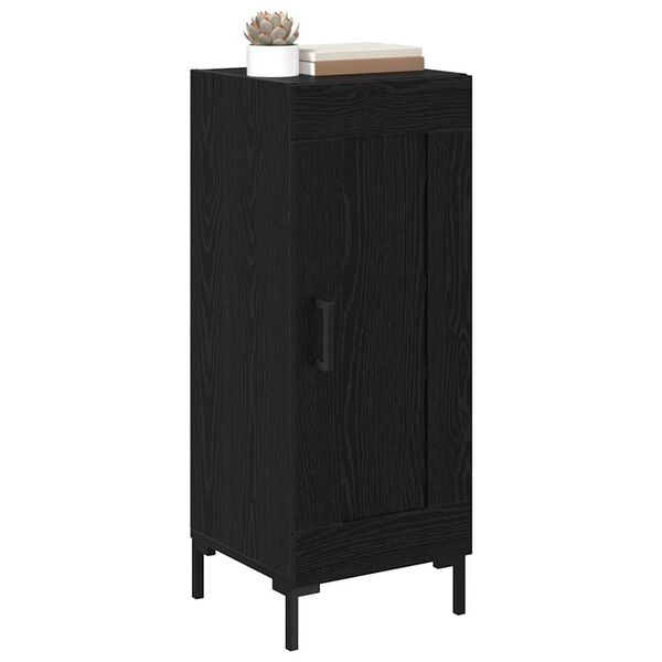 vidaXL Buffet Olden Ch&ecirc;ne noir 34,5 x 34 x 90 cm