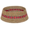 vidaXL Collier de sapin de No&euml;l Rond Naturel Diam. 60 x 22 cm