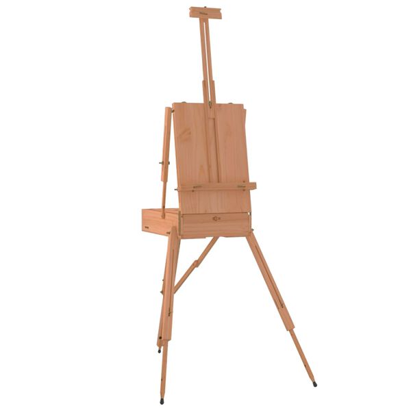 vidaXL Chevalet 81x121x173 cm bois de h&ecirc;tre massif