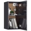 vidaXL Meubles TV 2 pcs Noir brillant 30,5x30x60 cm Bois d&rsquo;ing&eacute;nierie