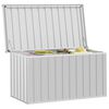 vidaXL Bo&icirc;te de rangement de jardin Gris 129x67x65 cm