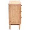 vidaXL Armoire &agrave; tiroirs bois de sapin massif 80x36x75 cm