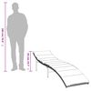 vidaXL Chaises longues lot de 2 avec table gris clair r&eacute;sine tress&eacute;e