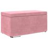 vidaXL Tabouret Rose 81 x 41 x 40 cm Velours et Bois Composite