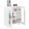 vidaXL Buffet Blanc brillant 69,5x34x90 cm Bois d'ingénierie