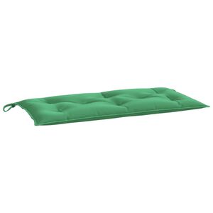 vidaXL Coussin de banc de jardin vert 110x50x7 cm tissu oxford