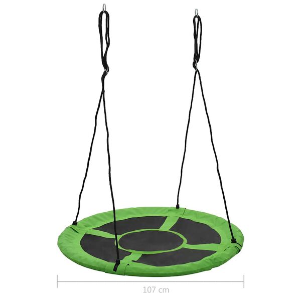 vidaXL Balan&ccedil;oire 110 cm 100 kg Vert