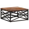 vidaXL Table basse 68x68x35 cm Bois de récupération massif