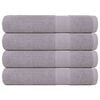 vidaXL Serviettes de sauna FROGN 4 pcs gris 80x200 cm 360 g/m&sup2;