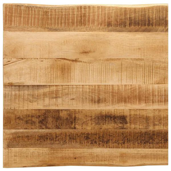 vidaXL Dessus de table bord vivant 40x40x3,8 cm bois de manguier brut