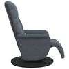 vidaXL Fauteuil de massage inclinable Gris fonc&eacute; 91 x 71 x 105 cm
