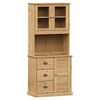 vidaXL Buffet haut VIGO 78x40x175 cm bois massif de pin