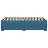 vidaXL Cadre de lit sans matelas bleu 120x190 cm velours