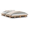 vidaXL Cadre de lit sans matelas 140x200 cm bois massif de pin