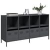 vidaXL Buffet anthracite 135x39x73,5 cm acier lamin&eacute; &agrave; froid