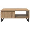 vidaXL Table basse Ch&ecirc;ne artisanal 90 x 60 x 35 cm Bois d'ing&eacute;nierie