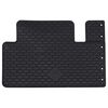 vidaXL Tapis de voiture 4 pcs Noir Caoutchouc