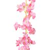 vidaXL Guirlandes de fleurs de Noël 6 pcs rose foncé 180 cm