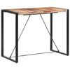 vidaXL Table de bar 140x70x110 cm Bois solide
