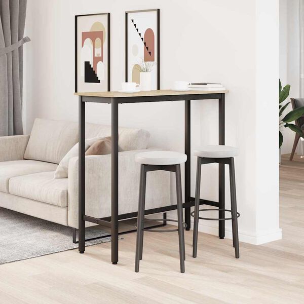 vidaXL table Ch&ecirc;ne Sonoma 100 x 40 x 100,5 cm