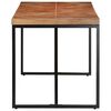 vidaXL Table à dîner 140x70x76 cm Bois massif d'acacia et de manguier