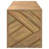 vidaXL Table basse 110x35x38 cm bois massif de teck