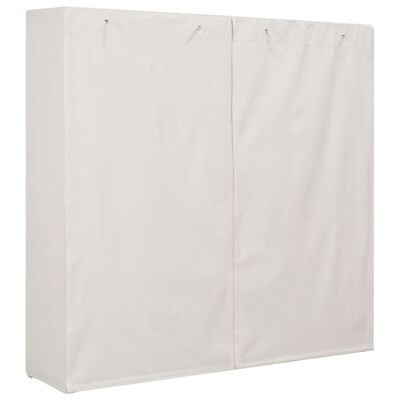 vidaXL Garde-robe Blanc 173x40x170 cm Tissu