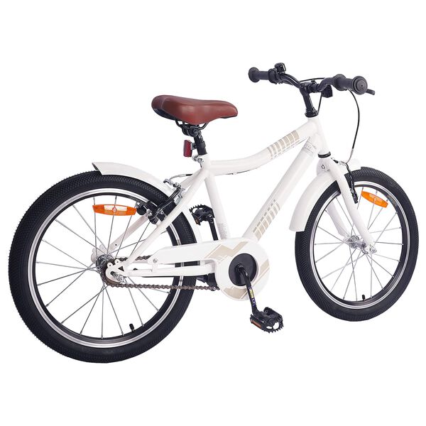 vidaXL V&eacute;lo pour Enfants 18 Pouces pour les 5-7 ans blanc