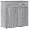 vidaXL Buffet sonoma gris 79x38x80 cm bois d'ing&eacute;nierie