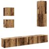 vidaXL Ensemble de meuble TV mural 5 pcs vieux bois bois d'ingénierie