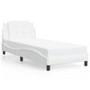 vidaXL Cadre de lit sans matelas Zadar blanc 80x200 cm similicuir