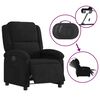 vidaXL Fauteuil inclinable &eacute;lectrique noir velours