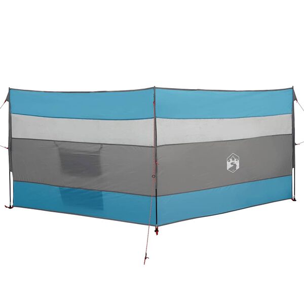 vidaXL Brise-vent de camping bleu 340x130 cm imperm&eacute;able