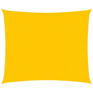 vidaXL Voile d'ombrage 160 g/m&sup2; carr&eacute; jaune 4x4 m PEHD