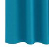 vidaXL Rideaux occultants avec anneaux 2 pcs Turquoise 175 x 140 cm