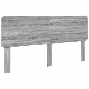 vidaXL T&ecirc;te de lit Gris Sonoma Bois d'ing&eacute;nierie