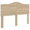vidaXL Lit de Rangement Ch&ecirc;ne Sonoma 140 x 190 cm Bois d'ing&eacute;nierie